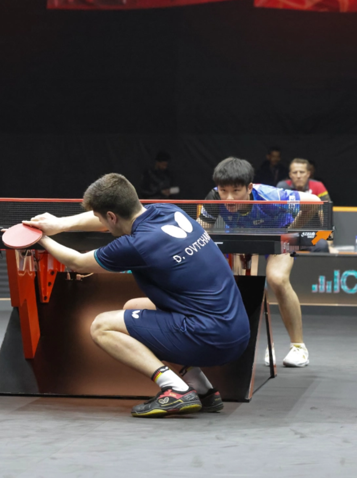 中国乒乓球队鏖战波兰乒乓球队，奥恰洛夫制霸全场